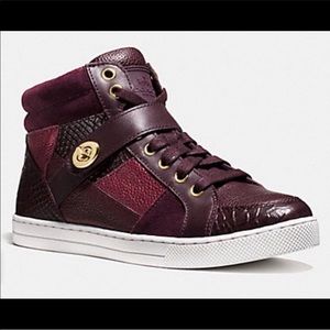 Coach lace up & toggle sneakers